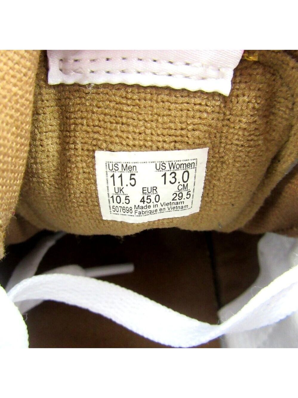 Vans Sk8-Hi Suede Sneakers Men's Size 11.5 Brown NEW - Picture 11 of 15